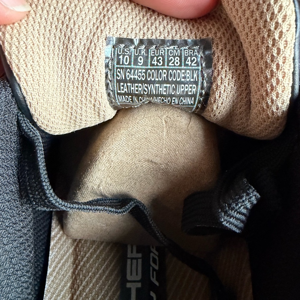 Skechers Men's Black and Tan Sneakers - Picture 5 of 7